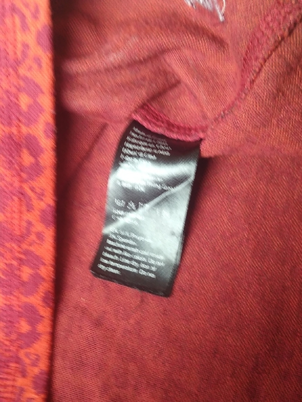 Kavu Pink Patterned Button Pullover - Picture 5 of 8